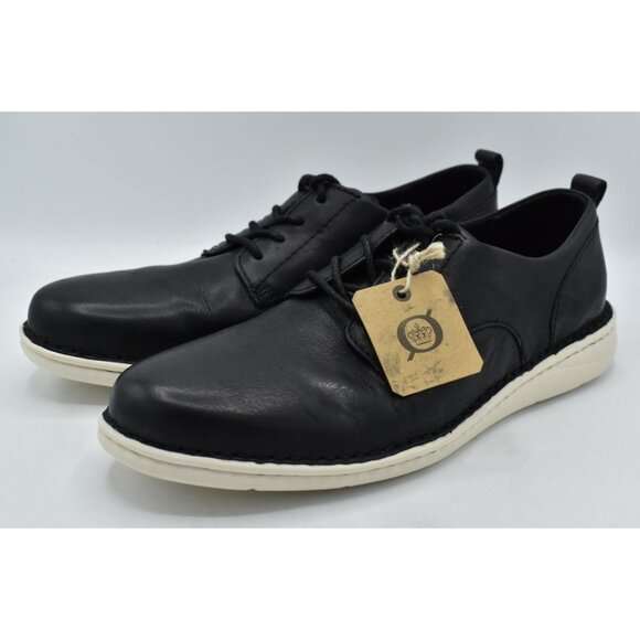 Born Mens Size 10 Todd Black Full Grain Leather Lace Up Casual Oxford Shoes main image 9